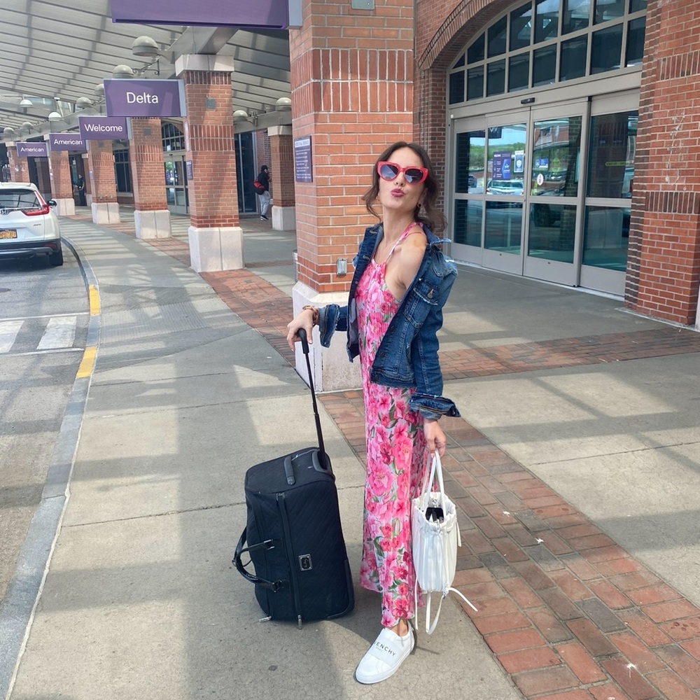 Pretty floral Zara dress XS worn once